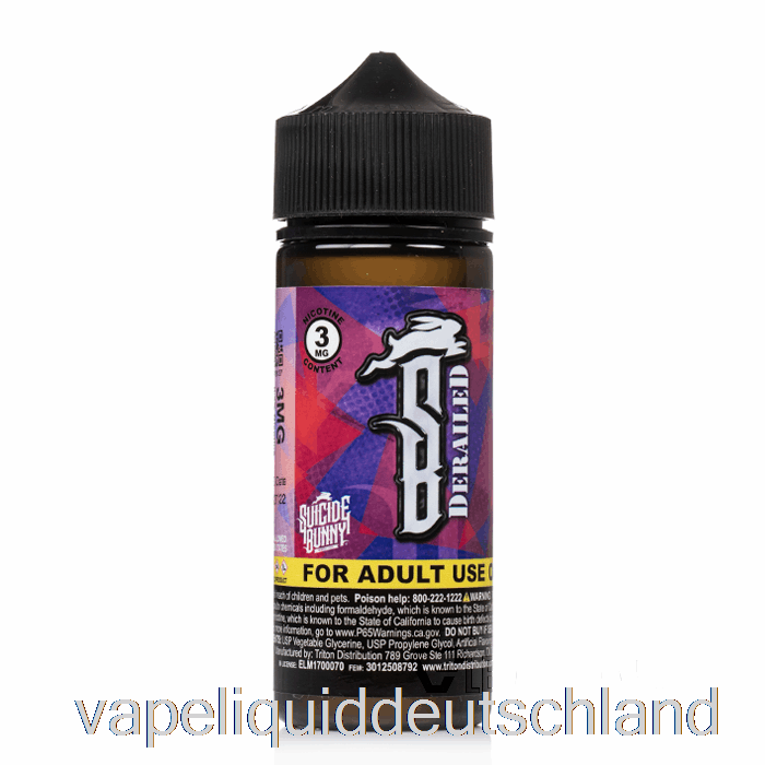 Entgleist - Selbstmordhase - 120 Ml 0 Mg Vape Deutschland